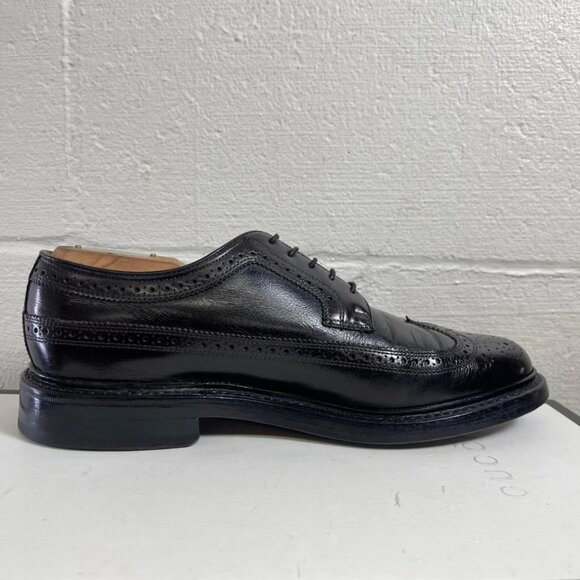 Florsheim Imperial 90161 Black Leather Wingtip Oxford Dress Shoes Men\'s 7.5 D main image 7